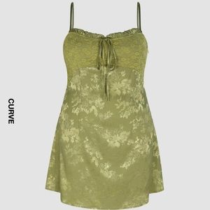 Cider Floral Jacquard Mini Dress